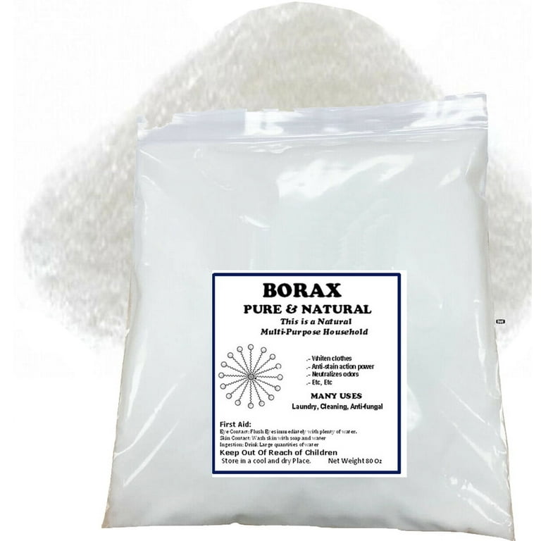 80 Oz BORAX POWDER PURE 100% NATURAL Laundry Boost & MANY OTHER USES 