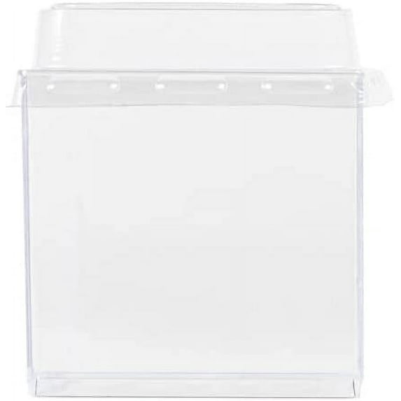 (80 PACK) EcoQuality 2 oz Small Square Clear Plastic Dessert Cups with Domed Lids - Disposable Square Treat Candy Boxes with Lids - Dessert Tumbler Cup, Appetizers, Puddings, Tiramisu, Yogurt, Mousse