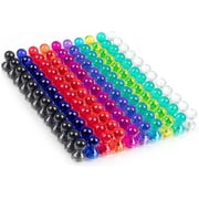 80 PCS Colorful Push Pin Magnets, Push Pin Magnets, Refrigerator Magnets, Office Magnets, Perfect to use as Kitchen Home and School Classroom Magnets, Map Magnets,Whiteboard Magnets