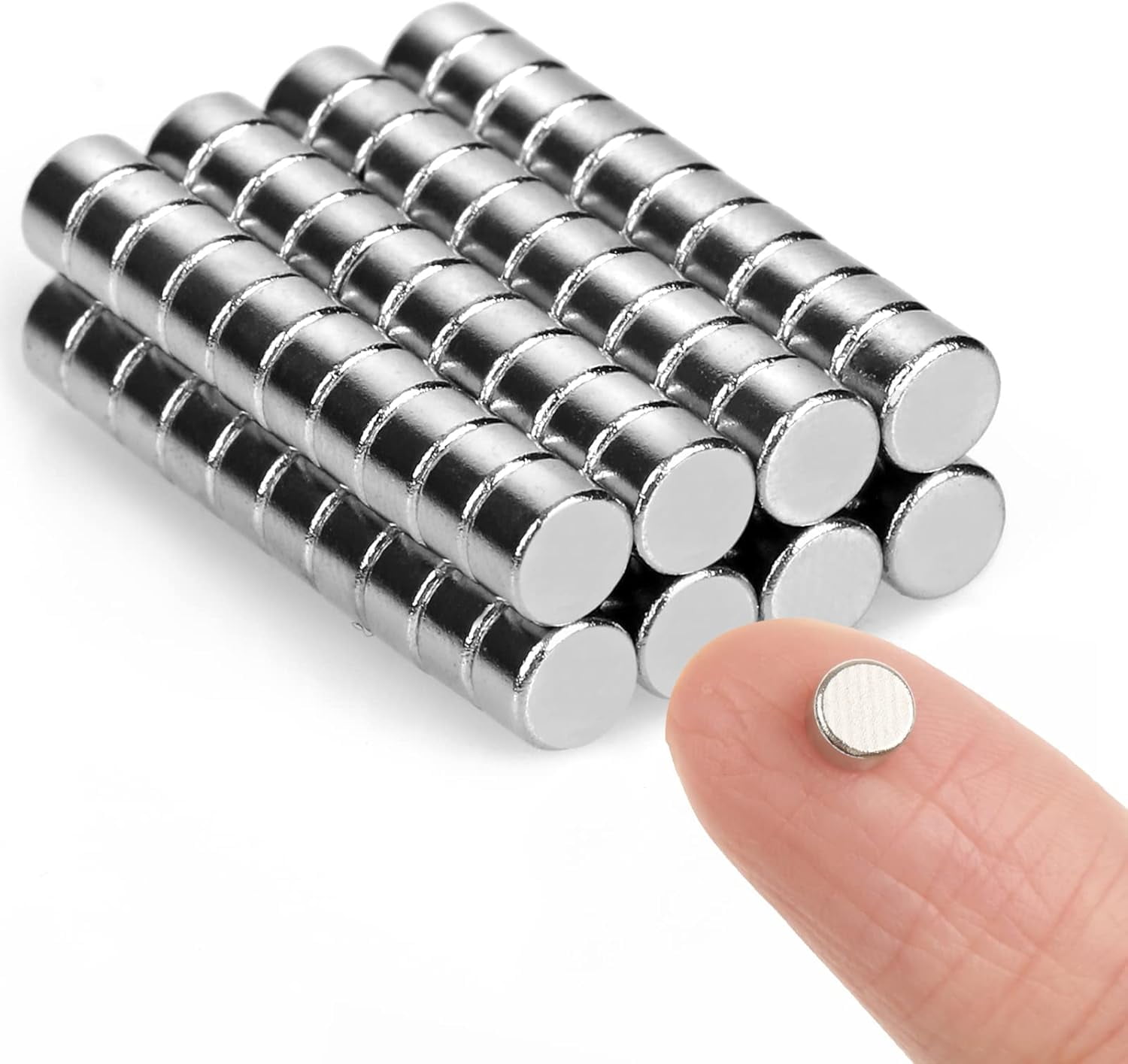 80 PCS Small Magnets 5x3mm, Neodymium Magnet Round, Strong Magnet ...