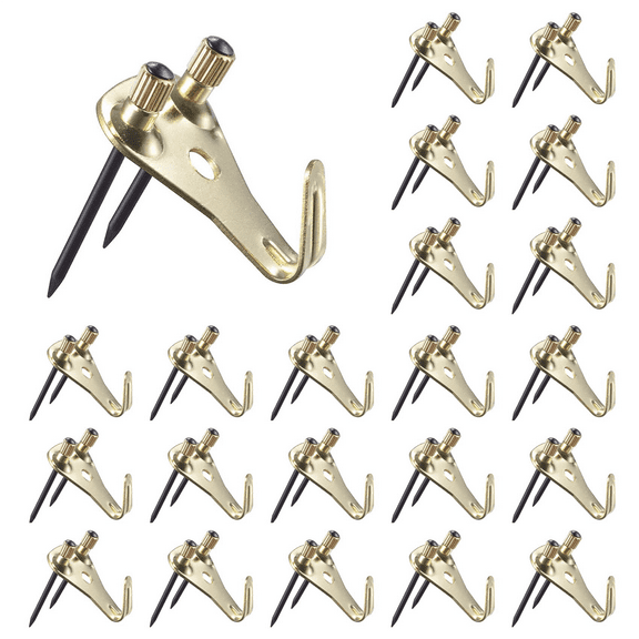 80 Pack 50 Lbs Picture Frame Hangers Hooks with Nails, Heavy Duty Plaster Wall Pro Photo/Heavy Mirror Hanging Kit