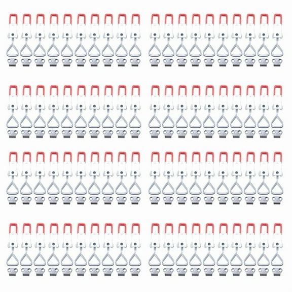 80 Pack Adjustable Toggle Latch Clamp 4001, 330 Lbs Holding Capacity, Heavy Duty Quick Release Pull Latch Toggle Clamp