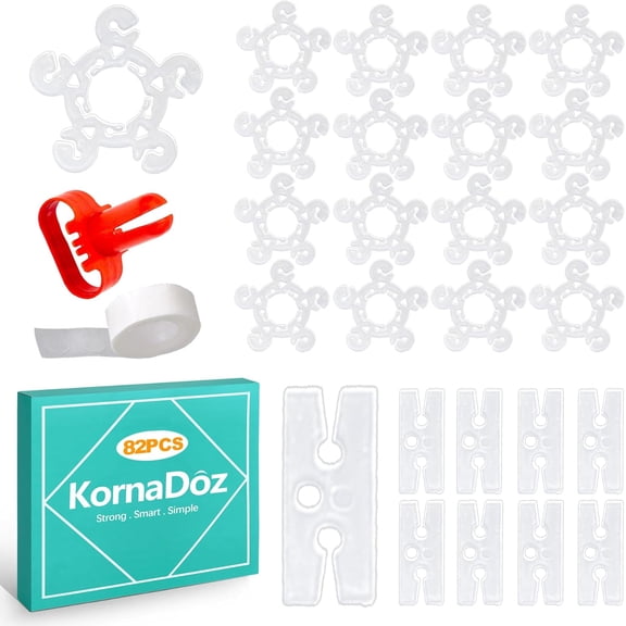 80 Pack Easy Balloon Tying Tool & Knotter, Balloon Tie Device for Fast Party Decoration