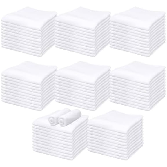80 Pack Hand Towels Bulk 16 x 27 Inch Facial Bleach Proof Towels for Gym, Spa, Kitchen, Hotel (White)$$Home Decor, Kitchen, & Other