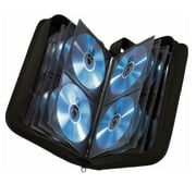 GJX 80 Pages Record Album Sleeve CD DVD Blu-Ray Disc Storage Bag, Portable Carry Case Holder For Vinyl Records And Music Media