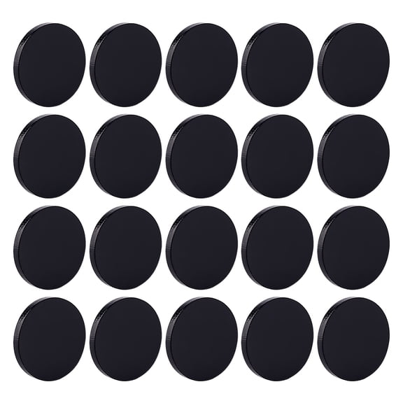 80 Pcs Black Circles Acrylic Sheet 1" Circular Miniature Bases 3mm Thick Blanks Action Figure Display Base Round Acrylic Base DIY