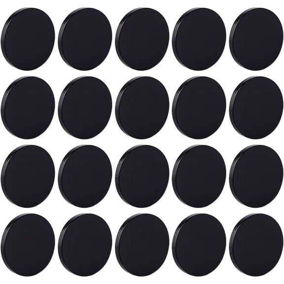 80 Pcs Black Circles Acrylic Sheet 1 inch Circular Miniature Bases Blanks Action Figure Display Base Round Acrylic Base