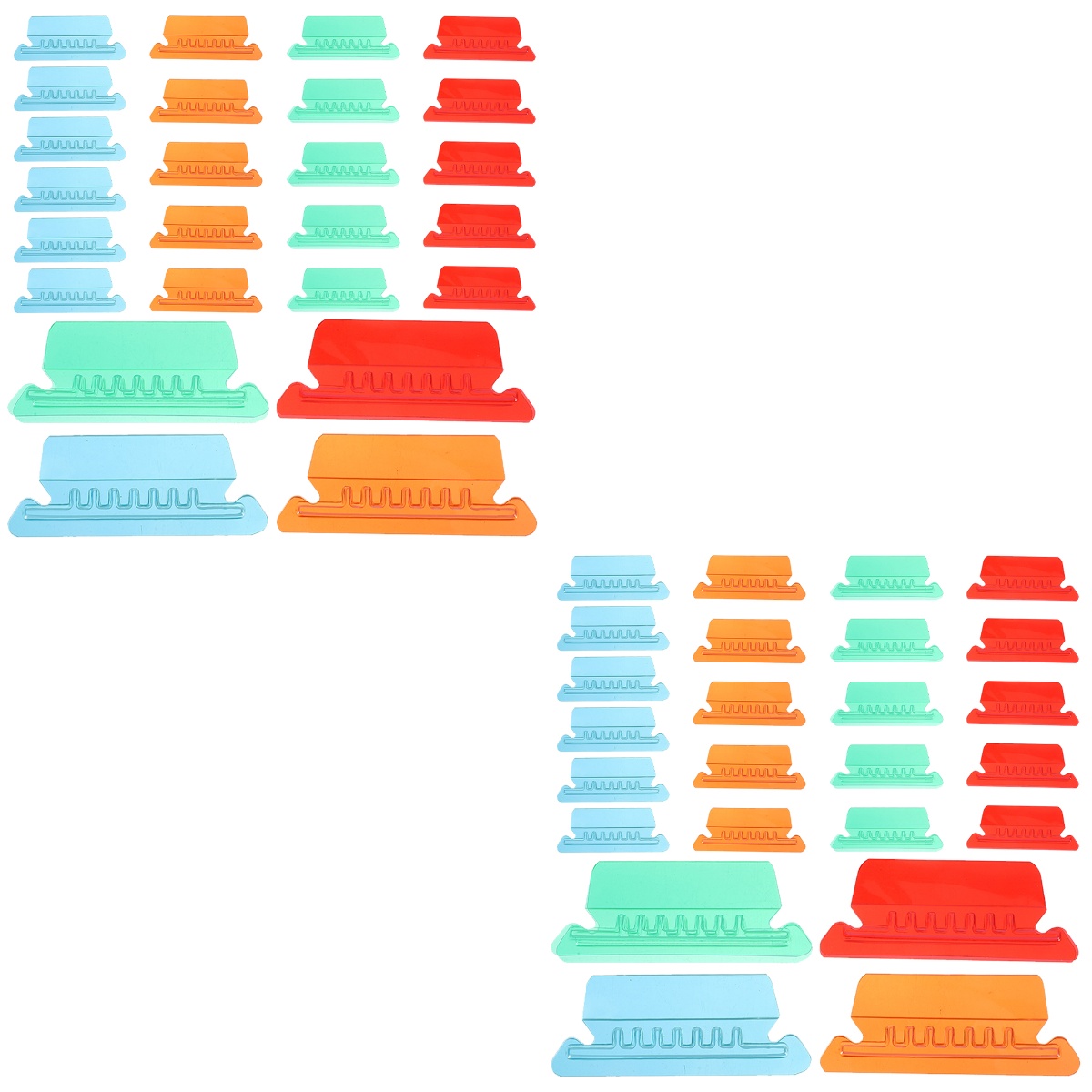 80 Pcs Color Label Hanging Clip Colored Markers Legal Size File Folders