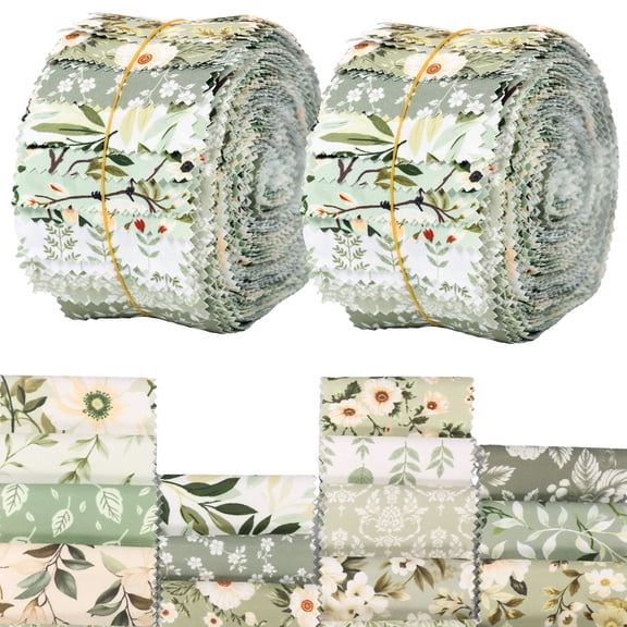 80 Pcs Colourful Charm Packs for Quilting 5.5x5.5 inch Cotton Fabric Squares Bundle Pre-Cut Quilted Fabric Floral Patchwork for Sewing DIY Scrapbooking Craft Patchwork