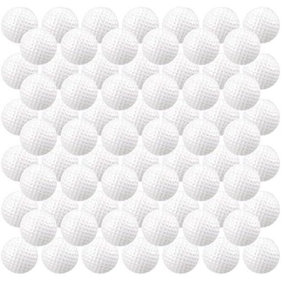 80 Pcs Foam Golf Balls Rubber Practice Balls Realistic Feel and Flight Sport Training for Indoor or Outdoor Backyard Golf Training