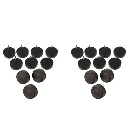80 Pcs Furniture Sliders and Glide Pads with Nylon Spikes for Easy Moving and Floor