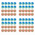 thumbnail image 1 of 80 Pcs Golf BallsSoft Foam Garden Golf Balls Practice Golf Balls Sponge Rainbow Golf Balls for Indoor Outdoor, 1 of 7