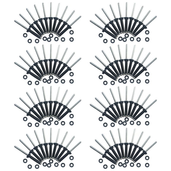 80 Pcs -Grip with 80 O Rings Long Grip -Fold Bulb for Deep Water Installing Kayak, Canoe and Boat