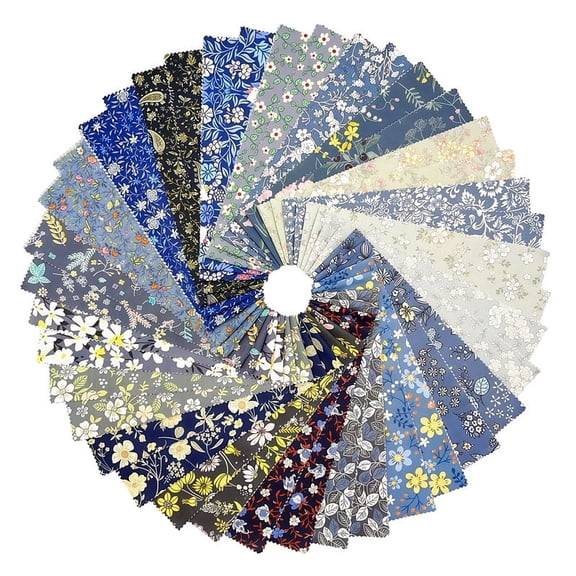 80 Pcs Jelly Roll Fabric Strips for Quilting Fabric, Sewing Supplies & DIY Crafts-2.6 Inch Precut Cotton Fabric Bundles, Perfect for Quilt Projects,Dark Vintage Floral