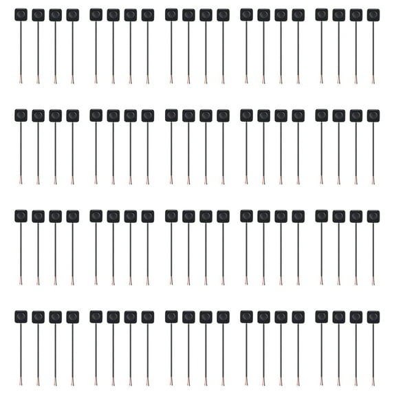 80 Pcs Momentary Switch Momentary Push Button on Switch 12V 24V Mount Mini Button Switch