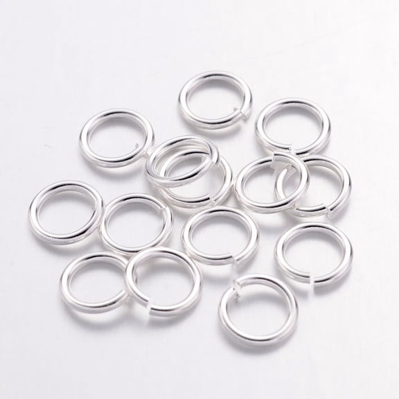 80 Pcs Open Jump Rings Brass Round Jump Ring Jewelry Findings Accessories Connector Ring Open Tools for Jewelry Making Necklaces Bracelet Earrings Keychain 18 Gauge 7x1mm Inner Diameter: 5mm