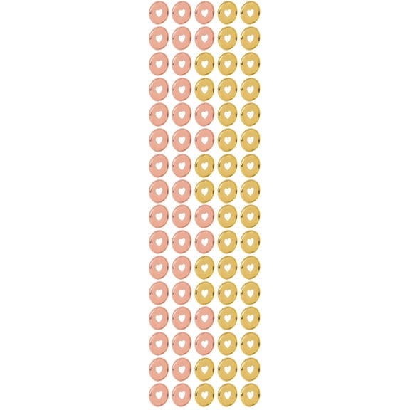 CIMAXIC Discbound Discs Assorted Color ABS for Planner Extra Strong Hold 80Pcs