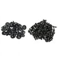 thumbnail image 1 of 80 Pcs Plastic : 50 Pcs 6mm Plastic Push Type Bumper Pin Clips & 30 Pcs Plastic Parts 8 mm Bumper Clip Closure, 1 of 10