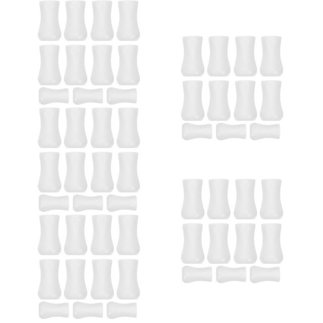 80 Pcs Roller Pendant Window Curtains White Curtains Blind Cord Knobs