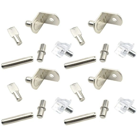 80 Pcs Shelf Nails Wardrobe Shelves for Supporting Partitions Furniture Accessories Cabinet Pegs Cupboard Book Plastic