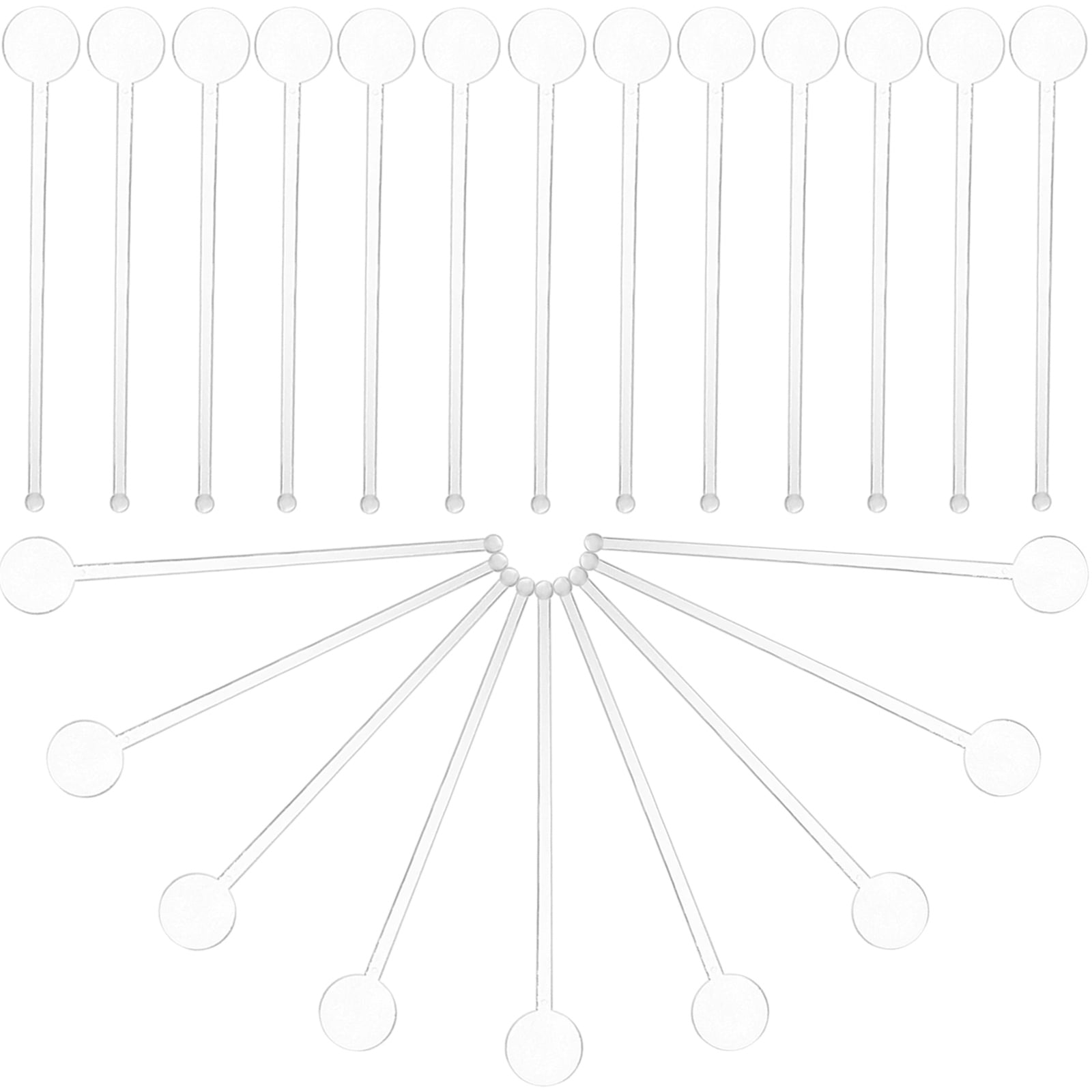ifundom Reusable Coffee Stirrers Sticks 80pcs - Drink Mixers for Hot ...