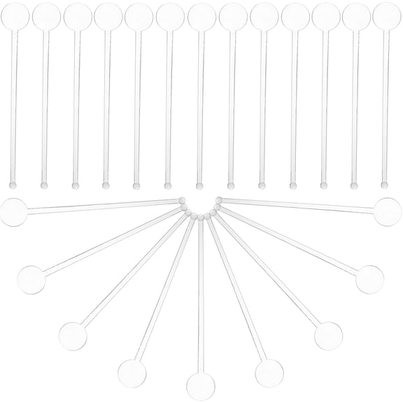 ifundom Reusable Coffee Stirrers Sticks 80pcs - Drink Mixers for Hot and Cold Beverages