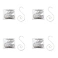thumbnail image 1 of 80 Pcs Swirl Metal Christmas Ornament Hooks, Colorful Festive Bauble Hangers, Decorative Christmas Tree Hooks, S-Shaped Holiday Hanging Hooks for Ball Ornaments and Seasonal Decorations, 1 of 5