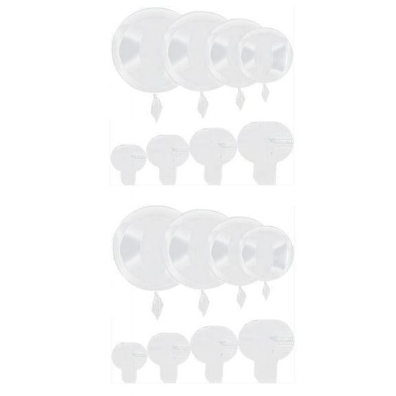 NEW 80 Pcs Balloons Transparent Bubble Balloon Clean for Christmas Wedding
