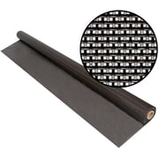 80% Phifer Solar Screen Kit - 48-in x 100-ft - Solar Window Screen Roll & Roller Tool - Black