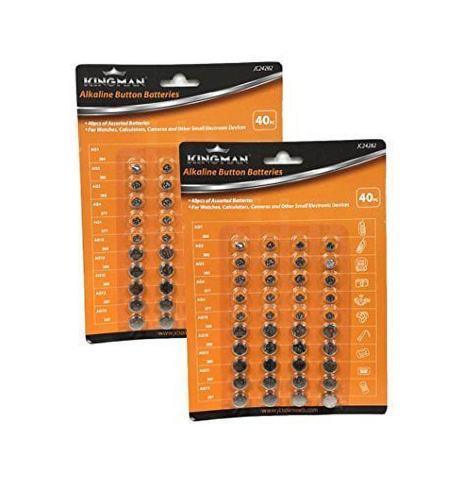 80 Piece Alkaline Button Battery Set - Walmart.com