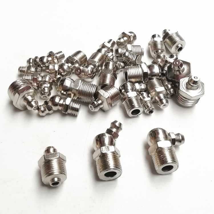 80 Piece Hydraulic Grease Zerk Fitting METRIC Assortment Kit -Straight 90 Degree