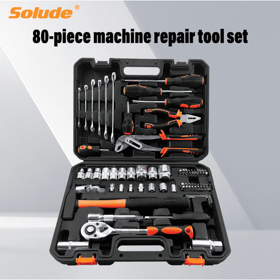 80 Piece Set Of Machine Repair Tools