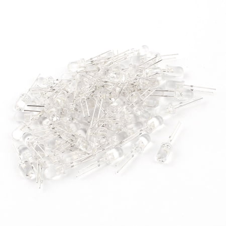 80 Pieces 8mmx5mm White Lamp Light Emitting Diode 2.5-3.0V Replacement