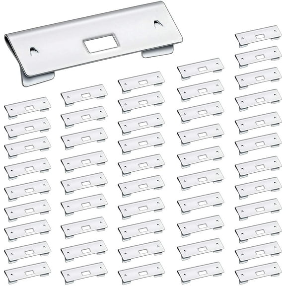 80 Pieces Vertical Blind Repair White Vane Savers Blind Repair Clips Window Replacement Slats for Fixing Vertical Window Shades Slats