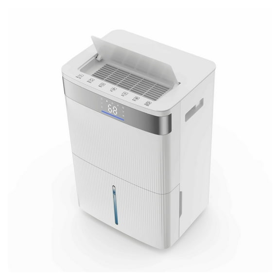 80 Pints Dehumidifier for Home, Basement - Smart Control, Low Noise - Room Dehumidifier with Auto Mode & Continuous Drain