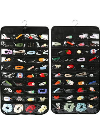 Hanging Jewelry Organizer Bag ,Jewelry Storage Bag Pockets ,Accessories  Organizer, Thick Oxford Fabric, Zippered Storage, Portable Travel, Rings,  Earrings, Necklaces (80-Pockets) 