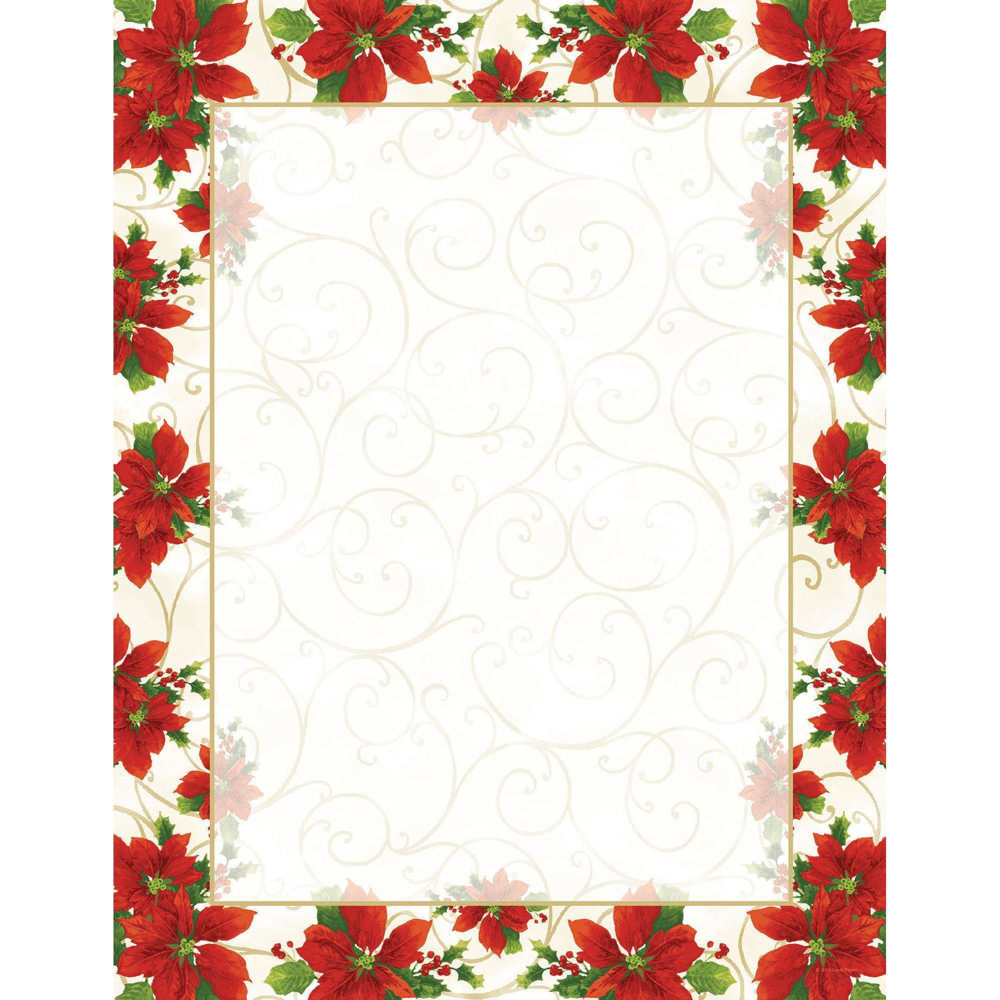 Poinsettia Swirl