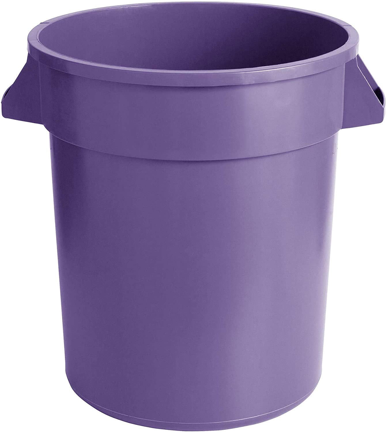 80 Qt. / 20 Gallon / 75 Liters Purple Round Trash Can/Ingredient Bin. Trash Bin Kitchen Garbage ...