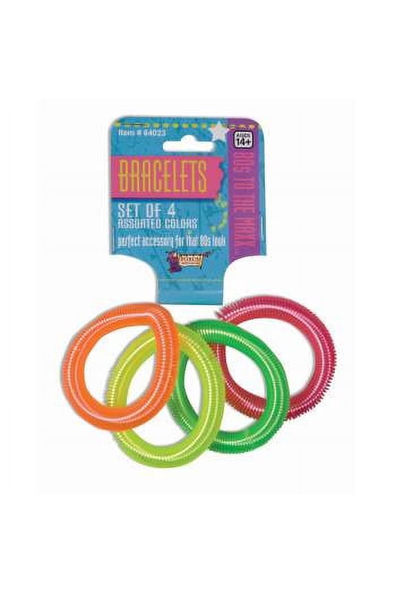 80'S COIL BRACELETS (4/SET)