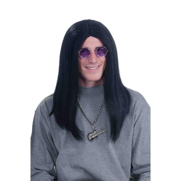 80'S SUPER ROCKER WIG-BLACK