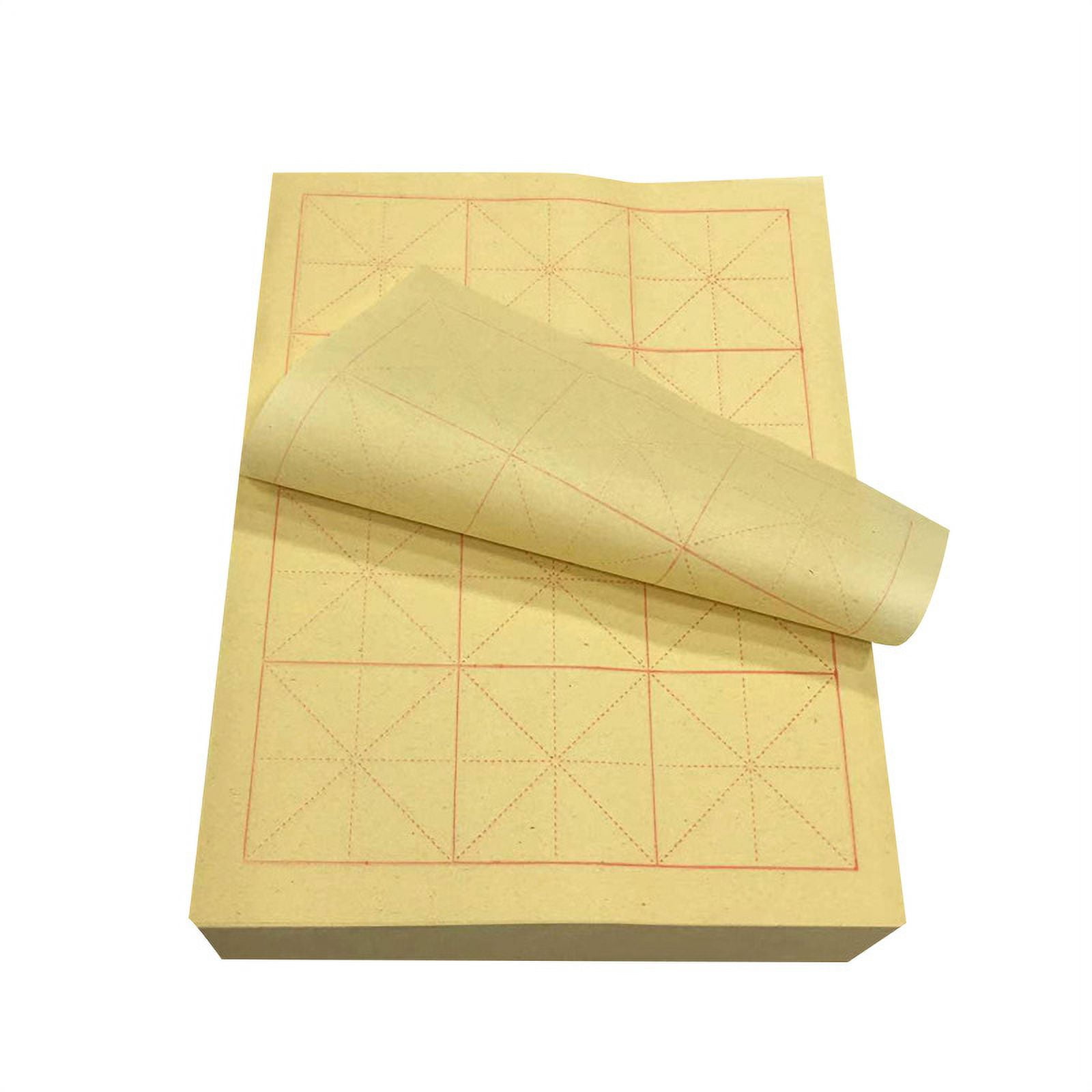 80 Sheets Chinese Calligraphy Paper Practicing Calligraphy Paper Professional Rice Paper