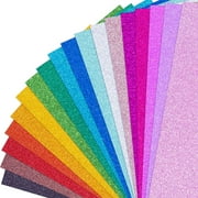 Glitter Card Stock, 20 Colors, 80 Sheets