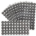thumbnail image 1 of 80 Sheets  Number Stickers Round Serial Number Decals Self-adhesive Number Labels, 1 of 6