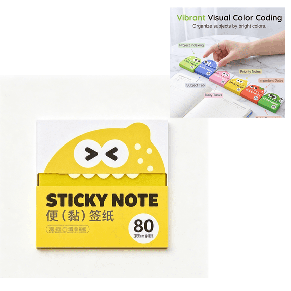 80 Sheets Sparkly Sticky Notes Pull-Out Memo Pads, Pop-Up Dispenser Sticky Notes Box, Self Adhesive Glitter Post It Notes, Cute Stationery Sticky Notes for School Home Office