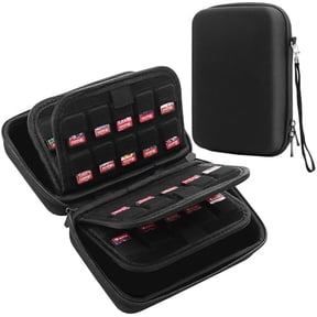 80 Slots Switch Game Case,Waterproof Hard Shell Nintendo Switch Game Card Holder Cartridge with Detachable Wrist Strap for SD Cards,Nintendo Switch or Switch OLED,PS Vita,PSP Games Storage