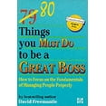 thumbnail image 1 of Pre-Owned 80 Things You Must Do to Be a Great Boss (Paperback) 0077090438 9780077090432, 1 of 1