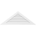 thumbnail image 1 of 80"W x 30"H Triangle Surface Mount PVC Gable Vent 9/12 Pitch: Functional, w/ 3-1/2"W x 1"P Standard Frame, 1 of 13
