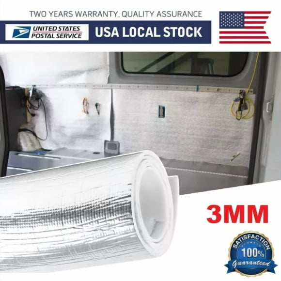 80"X40" Diy Reflective Foam Insulation Mat, Foam Core Radiant Barrier Thick:3Mm