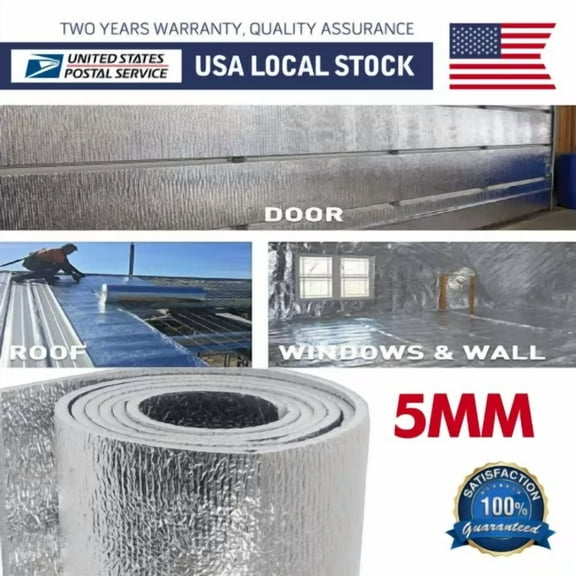 80"X40" Diy Reflective Insulation Foam Mat Insulation Weatherization Water Proof