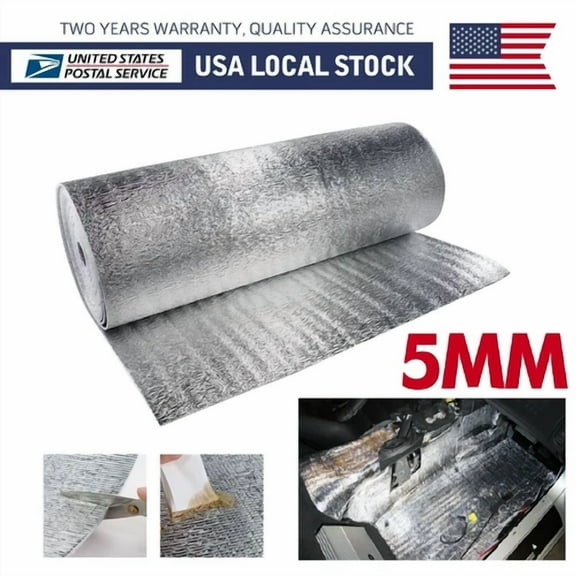 80"X40" Firewall Walls Reflective Insulation Foam Heat Noise Proof Deadener Mat